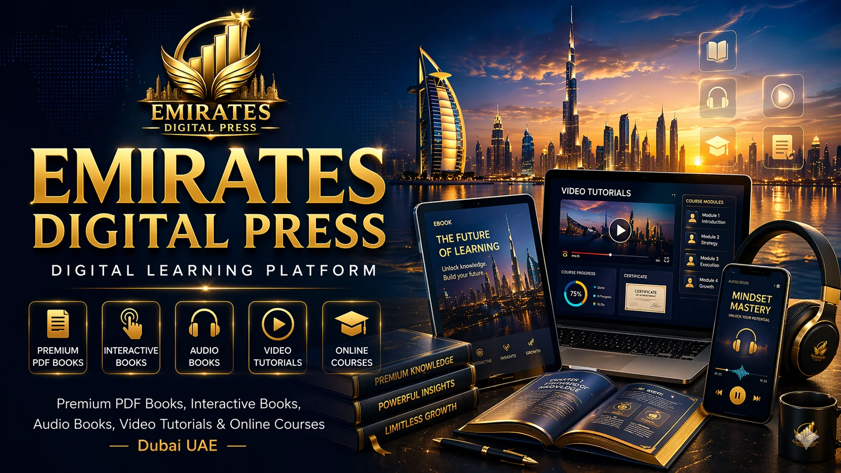 Emirates Digital Press - Premium UAE Business Guides, Startup Ebooks & Entrepreneurial Resources. Replacing Expensive Consultants